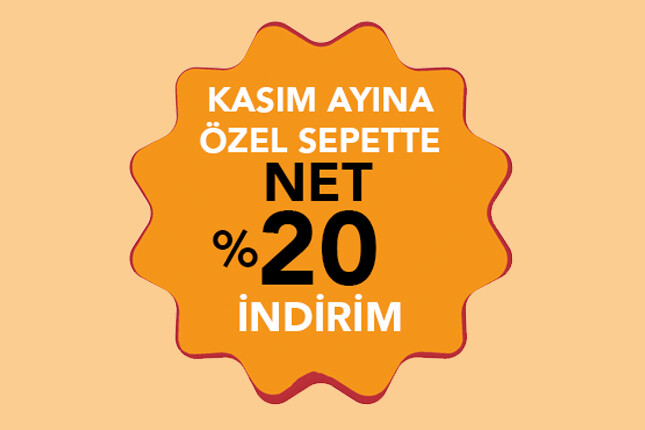 Sepette Net %20 İndirim